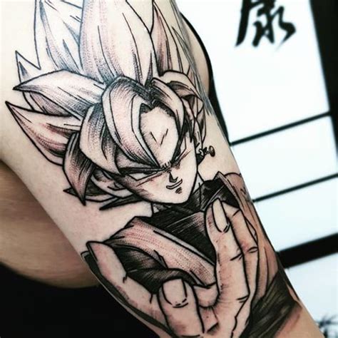 Cledleytattoos dragon ball z japanese sleeve dragonball z tattoo sleeve by krystal kowalczyk photobucket. Goku Black Tattoo #gokublack #gokublacktattoo | Tattoos ...
