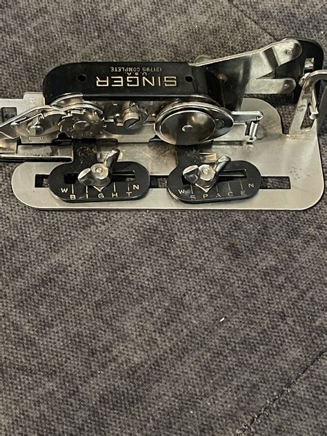 Vintage Singer Buttonhole Attachment W Original Box Screws