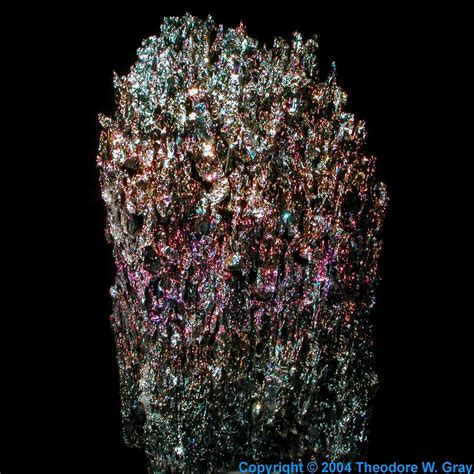 Silicon Carbide Crystal A Sample Of The Element Silicon In The