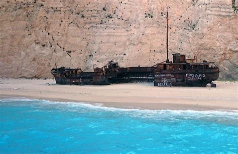 Navagio Abandoned Mv Panagiotis On Shipwreck Beach