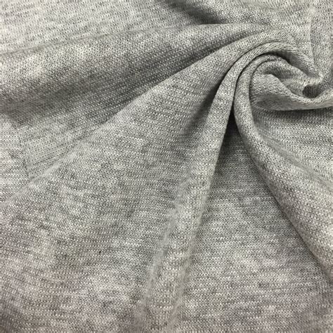 Cottonpoly Heather Grey Jersey Heavy Weight