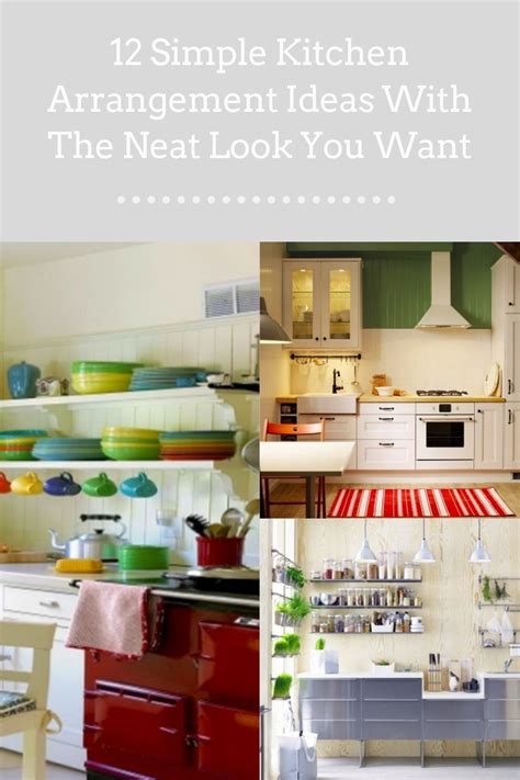 It's where we spend a lot of our time, preparing the key to making your small kitchen stand out is to keep all things neat and organized. 12 Simple Kitchen Arrangement Ideas With The Neat Look You ...
