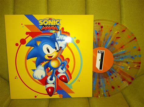 Sonic Mania Soundtrack Ost Vinyl Record Lp Limited Edition Splatter