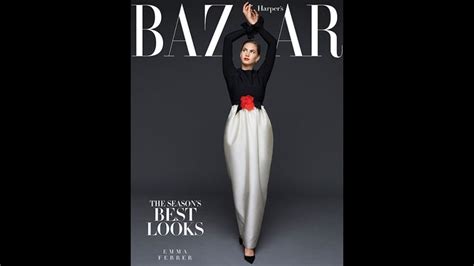 Audrey Hepburns Granddaughter Emma Ferrer Models For Harpers Bazaar See The Look Alike Youtube