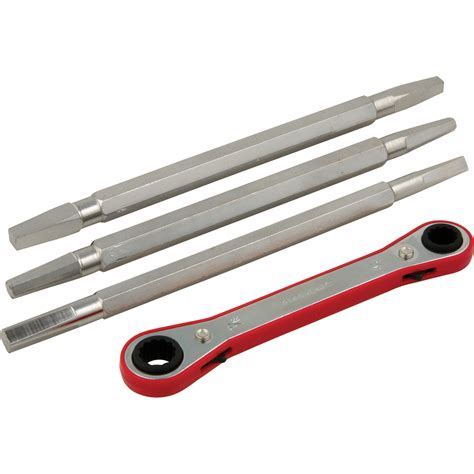 Ratcheting Faucet Seat Wrench Kit Master Plumber