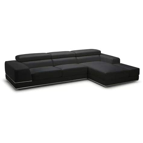 Funterior Kyneton 5 Seater L Shape Leatherette Black Sofa Set Amazon