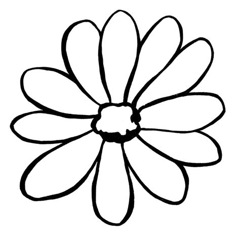 How To Make A Flower Drawing 5 Easy Steps The Graphics Fairy