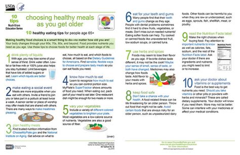 New Resource Provides A Key To Unlock Tips On Healthy Aging Usda