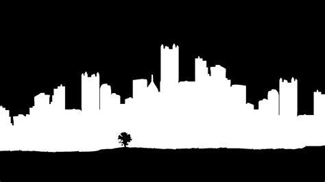 City Skyline Silhouette Vector At Getdrawings Free Download