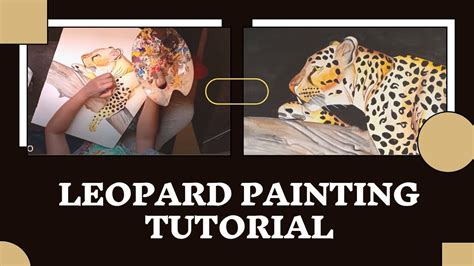 How To Paint A Leopard Youtube
