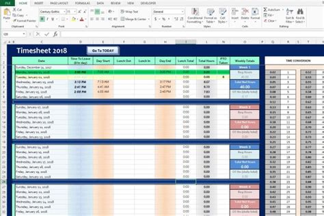 Time Tracker Excel Template Download Sample Excel Templates