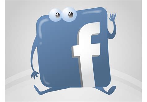 Facebook Logo Cartoon Descargue Gráficos Y Vectores Gratis