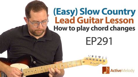 It also works great for practicing your funky strumming. (Easy) Slow, Country Lead Guitar Lesson - Learn how to play the chord ch... #LearnToPlayGuitar ...