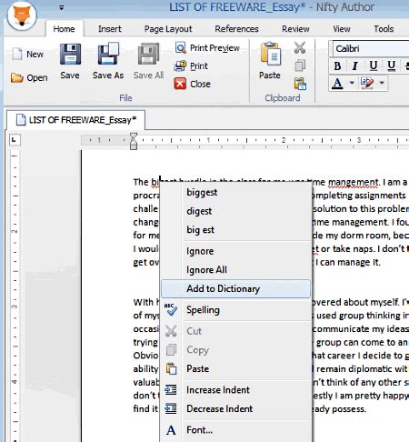 It's free and runs everywhere. 9 Best Free Essay Editor Software For Windows