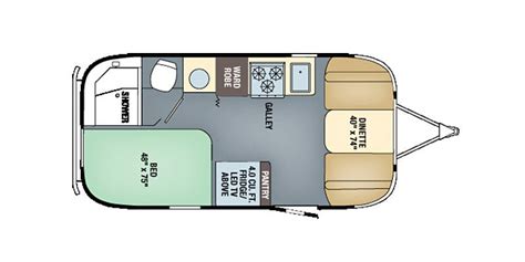 Airstream Bambi Floor Plan Floorplans Click