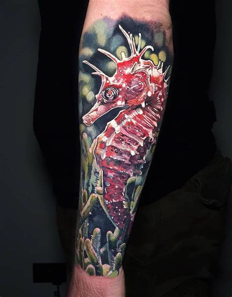 Realistic Seahorse Tattoo Seahorse Tattoo Tattoos For Women Tattoos