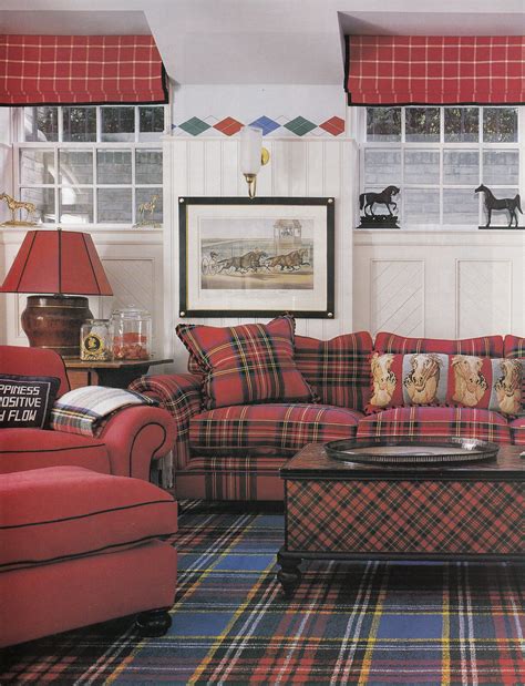 Curtain Tip For Master Bedroom Tartan Decor Red Plaid Plaid Couch