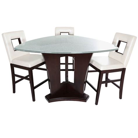 Espresso 4 Piece Counter Height Dining Set Soho Rc Willey Counter