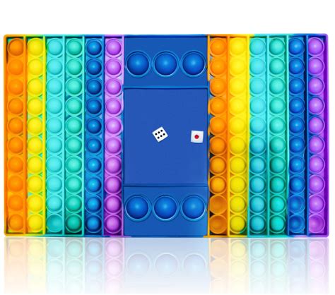 Buy Lifeoperf Big Pop It Fidget Toys Jumbo Pop It Rainbow Chess Bard
