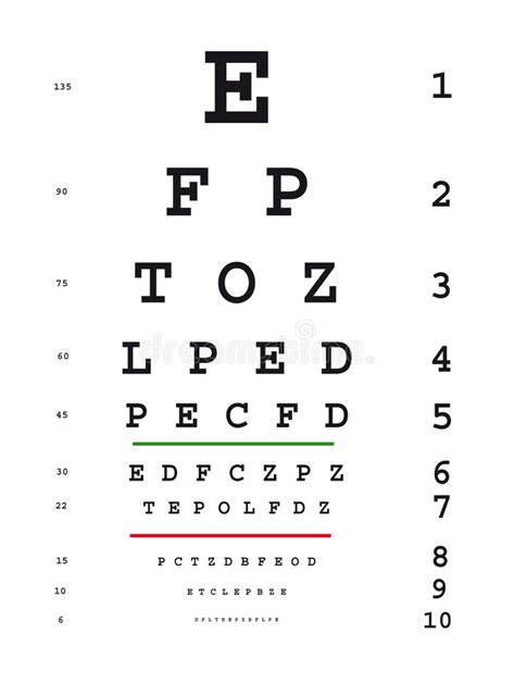 Eye Test Chart Stock Photo Image Of Look Healthcare 4213572