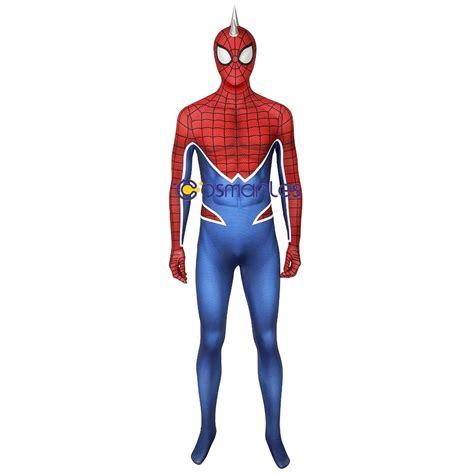 hobart brown spider man cosplay suit punk rock spider man spandex printed cosplay costume
