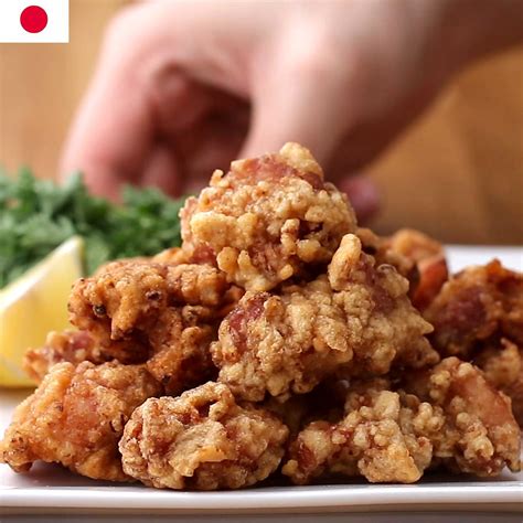 Karaage (唐揚げ, 空揚げ, or から揚げ, kaɾa aɡe) is a japanese cooking technique in which various foods—most often chicken, but also other meat and fish—are deep fried in oil. Japanese Popcorn Chicken Karaage