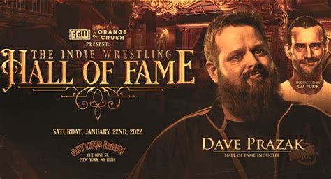 Gcw Announces That Cm Punk Will Induct Dave Prazak Into Indie Wrestling Hall Of Fame