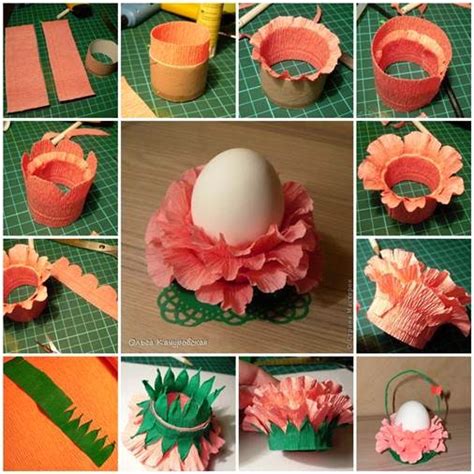 Diy Paper Flower Easter Egg Stand ~ Goodiy