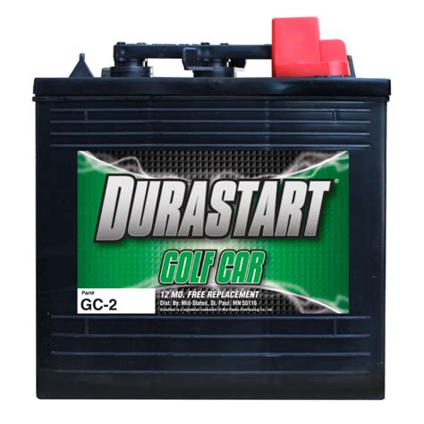 Murdochs Durastart 6 Volt Deep Cycle Golf Car Battery