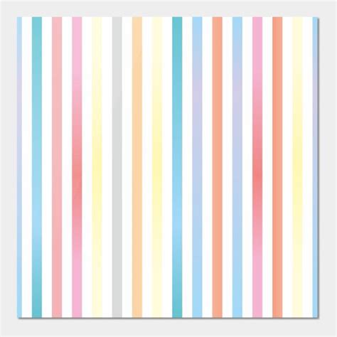 Rainbow Stripes Striped Artwork Rainbow Stripes Pastel Rainbow