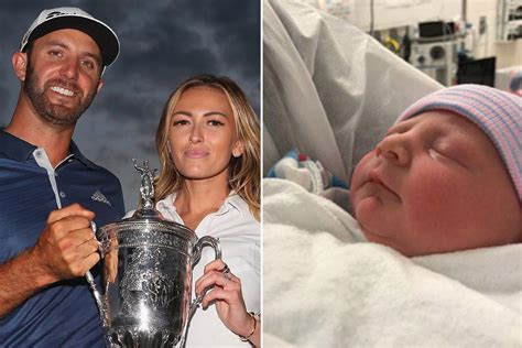 Us Open 2017 Dustin Johnson Celebrates The Birth Of His Baby Boy With