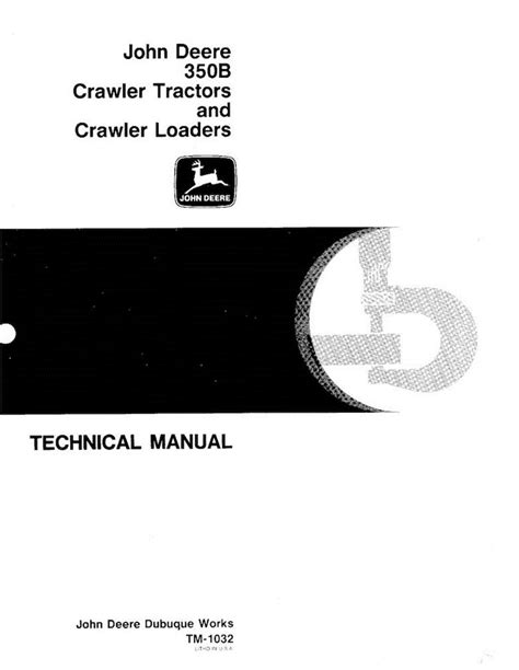 John Deere 350b Crawler Loader Pdf Technical Manual