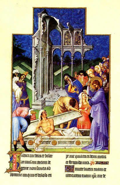 Folio R The Raising Of Lazarus Raising Of Lazarus Lent Catholic