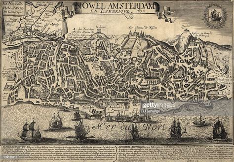 A Map Of New York Or New Amsterdam In The Americas 1672 News