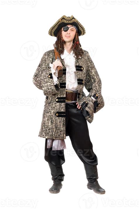 Man Dressed As Pirate Isolated Stock Photo At Vecteezy