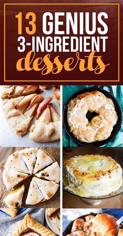13 insanely easy three ingredient holiday desserts dessert ingredients 3 ingredient desserts