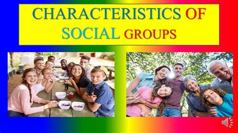 Characteristics Of Social Groups Sociology Youtube
