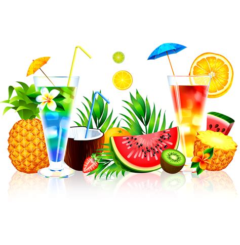 Download Summer Juice Fruit Watermelon Pineapple Download Hd Png