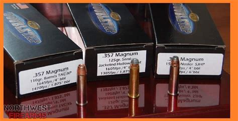 A Look At Some Powerful 357 Magnum Loads Northwest Firearms