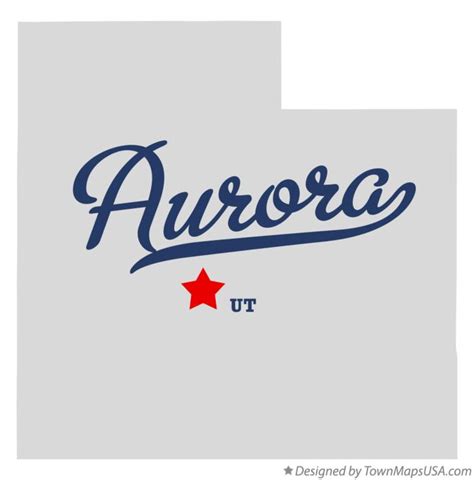 Map Of Aurora Ut Utah