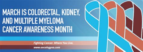 • those with a personal or family history of colorectal polyps or cancer • those with a personal history of breast, uterine or ovarian cancer • those with chronic ulcerative colitis or crohn`s disease. March is Colorectal, Kidney, and Multiple Myeloma Cancer ...