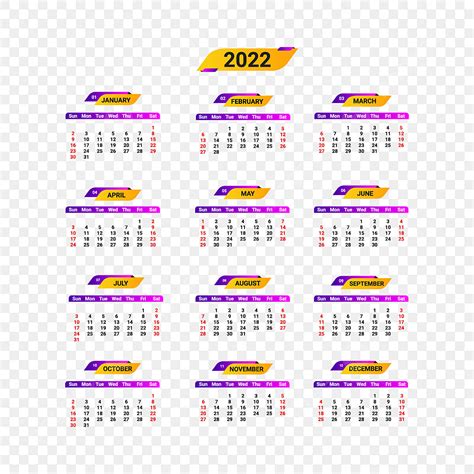 Gambar Desain Kalender Tahun Baru 2022 2022 Kalender Kalender 2022