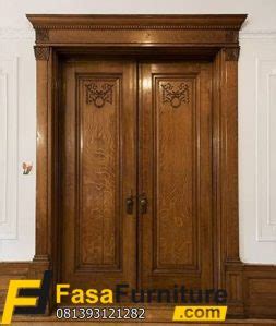 Memiliki pintu utama asimetri seperti diatas ialah idaman setiap orang. Daun Pintu Double Rustic Model Klasik Jati Tua - Fasa ...