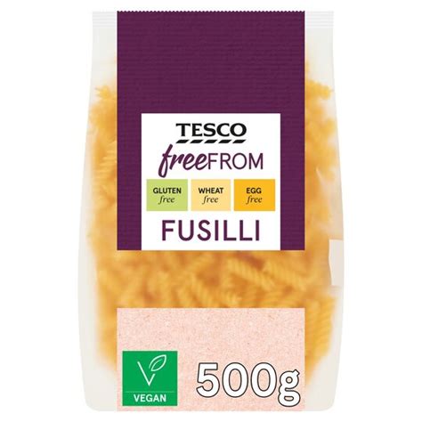 Tesco Free From Fusilli Pasta 500g Tesco Groceries