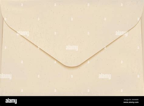 Horizontal Manilla Envelope Isolated On White Background Craft Paper