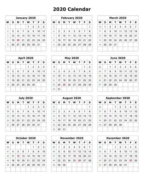 Excel Calendar Template 2020 6 Month A Page Example Calendar Printable