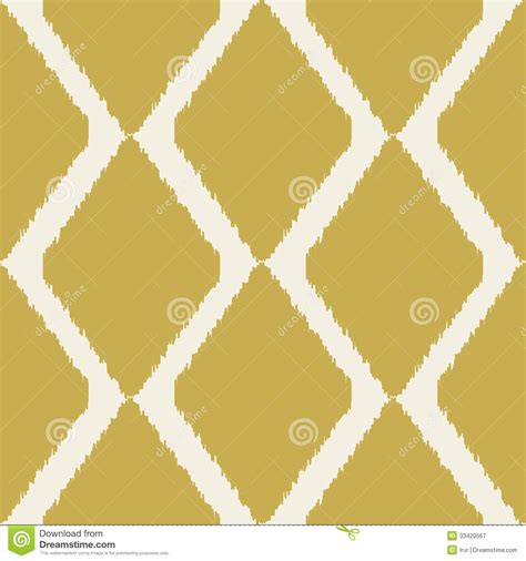 Ikat Seamless Modern Pattern For Home Decor Or Web Stock Vector