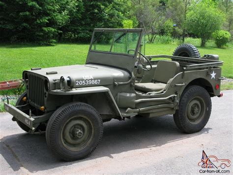 1945 Willys Mb Military Army Jeep Gpw
