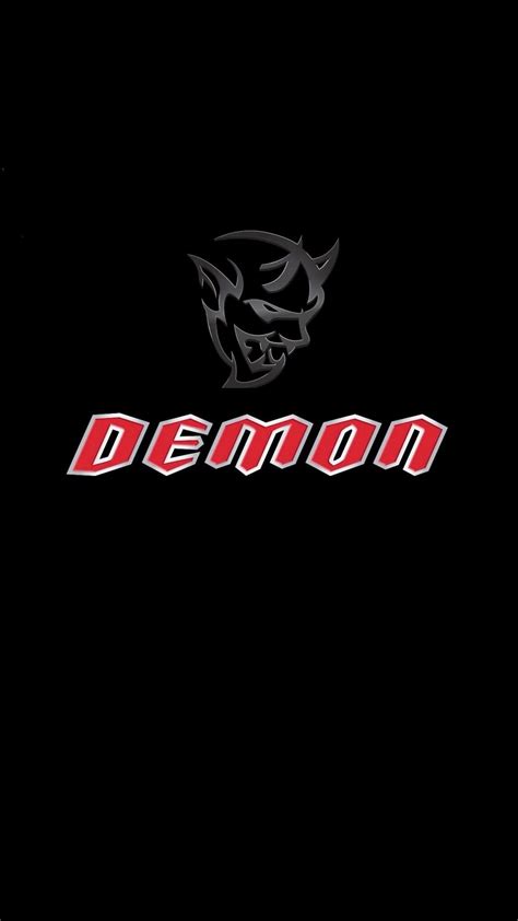 Desktop, tablet, iphone 8, iphone 8 plus, iphone x, sasmsung galaxy, etc. Free download Dodge Demon Logo iPhone Wallpaper ...