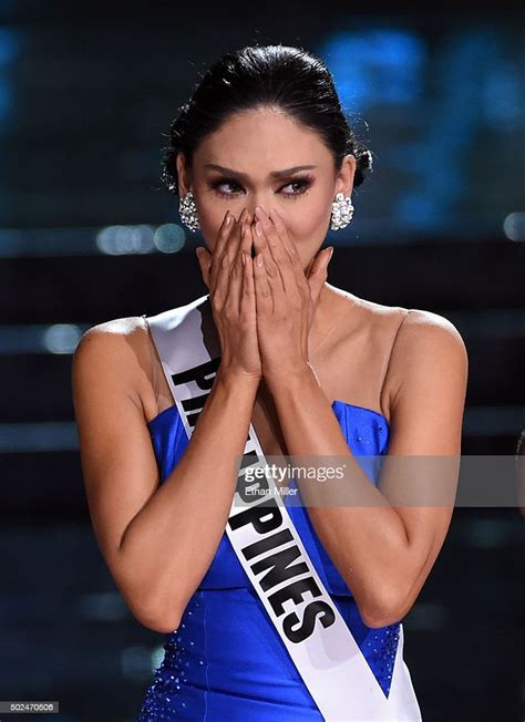 Miss Philippines 2015 Pia Alonzo Wurtzbach Reacts After Being Named